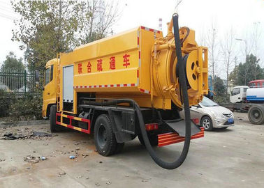 Китай Вакуум ДонгФенг септический перевозит совмещенный выпускать струю на грузовиках, тележка 8000Л собрания нечистот поставщик