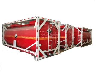 Custermizing ISOTank Container 16KL-21KL Кислота, щелочь и соль HCL, NaOH, NaCIO Отбеливатель UN1791