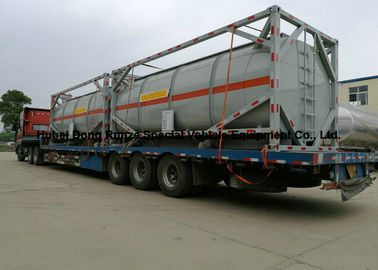 Китай 20фт хлористо-водородная кислота, сталь контейнеров танка гипохлорита натрия выровняли ПЭ 16мм поставщик