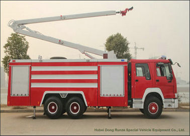 Китай Пожарная машина предложения двигателя Синотрук Хово 6кс4 высокая с цистерной с водой 5500 л выпуская струю 18м поставщик