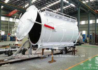 Китай Подгонянное тело танка вакуума Кабон стальное на тележка 4 до 20 М3 нечистот вакуума поставщик